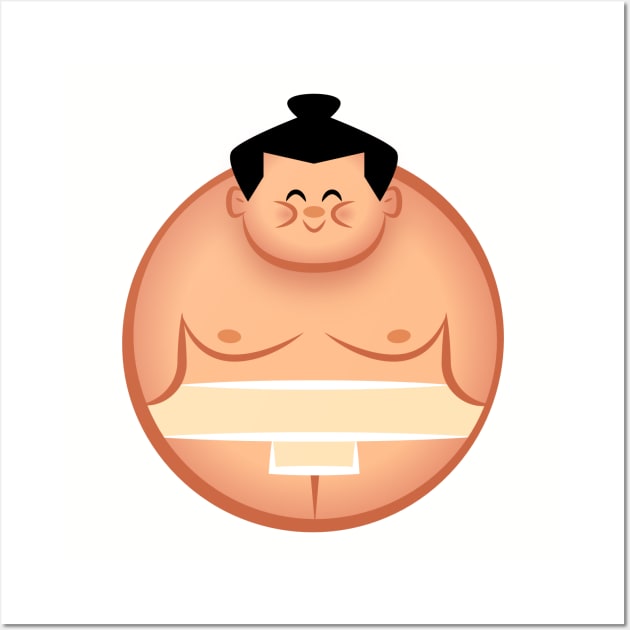 Chubby Sumo Wall Art by jmenas